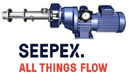 Seepex W02NA4F0BD1534 Progressing Cavity Pump SS/Nitrile 10.5 GPM; AC COLE-PARMER 60 psi STD 